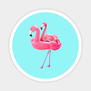 Flamingo on resort Magnet